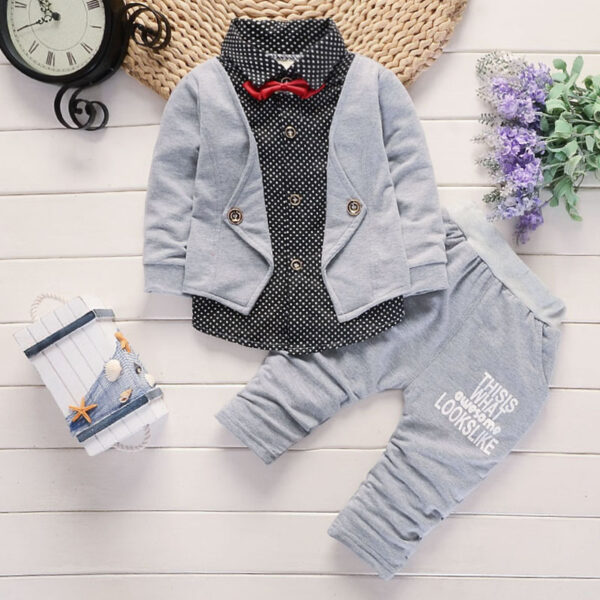 New Design Toddler Boys Casual Suit Set Boys Clothes Set Printed Suit Infant Boys Children Clothing Set - Image 5