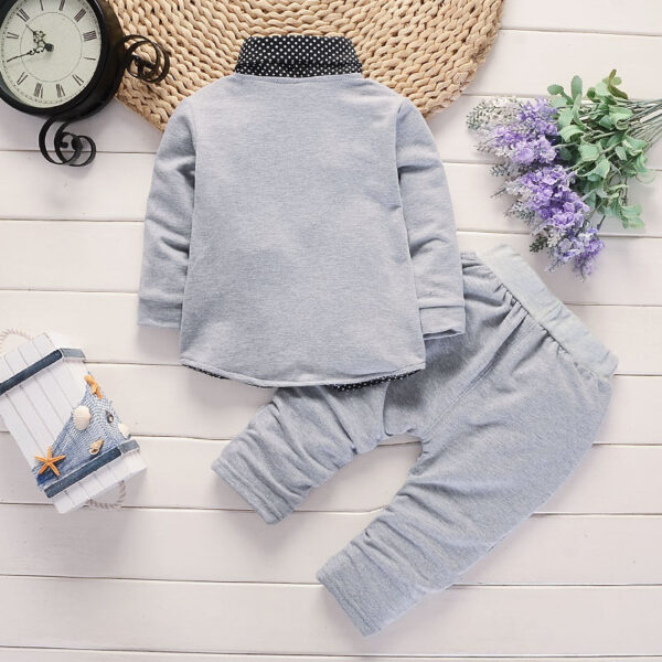 New Design Toddler Boys Casual Suit Set Boys Clothes Set Printed Suit Infant Boys Children Clothing Set - Image 2