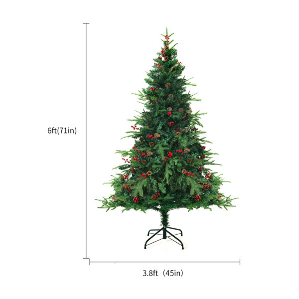 Christmas Tree PVC Artificial Snow Christmas Tree Mall Window Decoration Tree Cedar Christmas Tree Christmas Decoration Supplies - Image 10