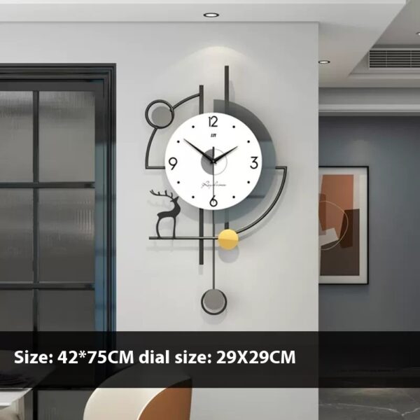 Custom Fashion Nordic Modern Simple Home Decorative Creative Wall Clock - Image 3