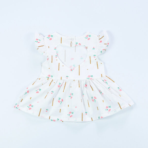 Baby Love Lvkong Dress Female Baby Fly Sleeve Flower Print Dress Cotton Children New Kids Clothing - Image 3