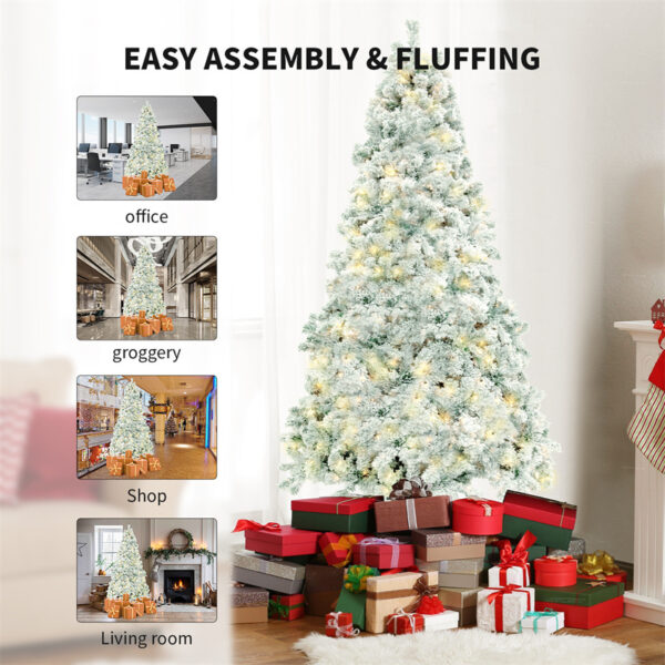 Christmas Tree PVC Artificial Snow Christmas Tree Mall Window Decoration Tree Cedar Christmas Tree Christmas Decoration Supplies - Image 9