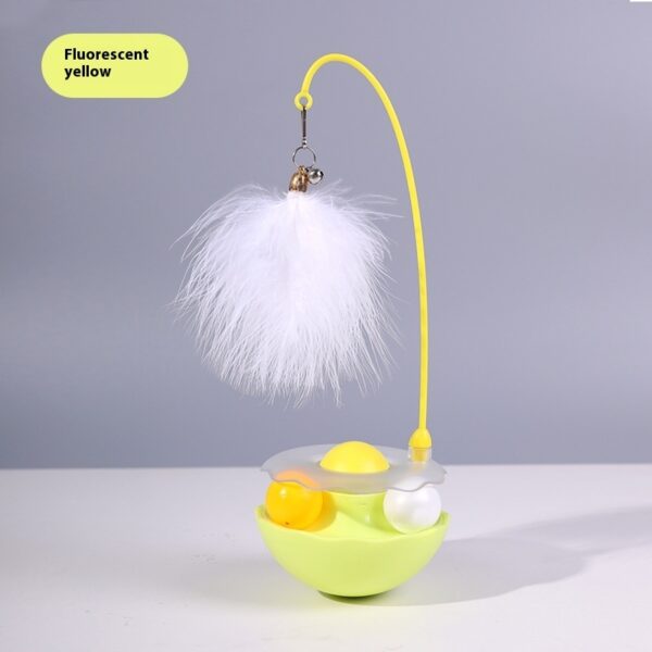 Cat Interactive Toy Funny Tumbler Toy Kitten Exercise Catching Leaky Food Ball Teaser Feather Wand Toys For Cat Accessories Pet Products - Image 9