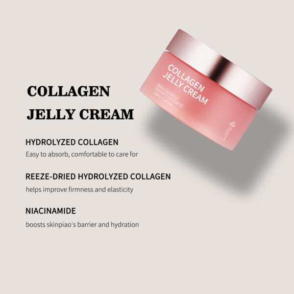 Collagen Jelly Face Cream Nicotinamide Gel Moisturizing And Brightening Facial Mask Anti-aging Shrinks Pores Jelly Cream Essence - Image 3