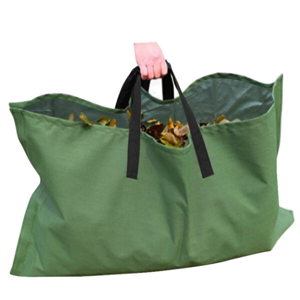 Garden Leaf Storage Outdoor Lawn Yard Waste Tarpaulin Container Recyclable Heavy Duty Garden Tote Garbage Bags - Image 9