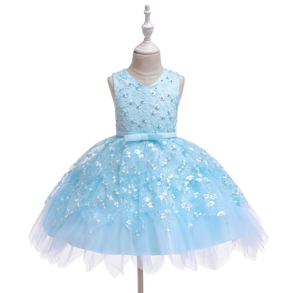 Clothing Baby Girls Middle And Small Children Kindergarten Dresses - Image 6