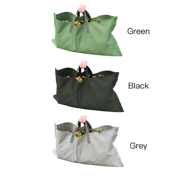 Garden Leaf Storage Outdoor Lawn Yard Waste Tarpaulin Container Recyclable Heavy Duty Garden Tote Garbage Bags - Image 6