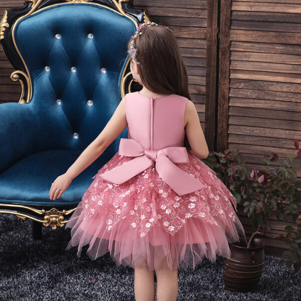 Clothing Baby Girls Middle And Small Children Kindergarten Dresses - Image 5