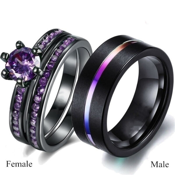 Lovers Purple Ring - Image 5