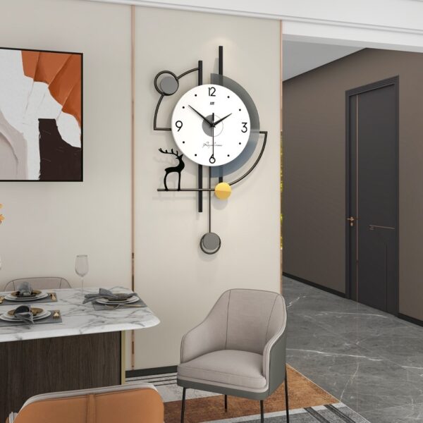 Custom Fashion Nordic Modern Simple Home Decorative Creative Wall Clock - Image 6