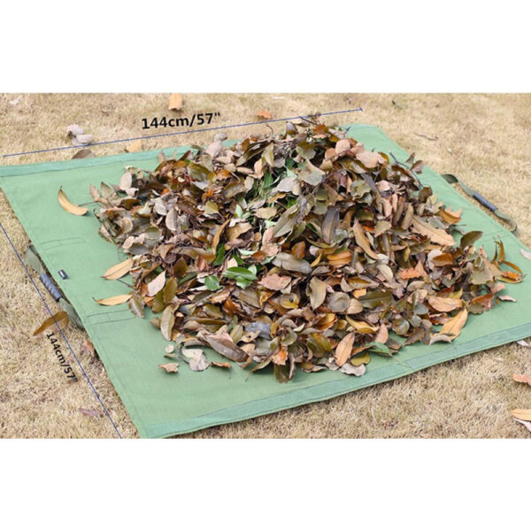 Garden Leaf Storage Outdoor Lawn Yard Waste Tarpaulin Container Recyclable Heavy Duty Garden Tote Garbage Bags - Image 10