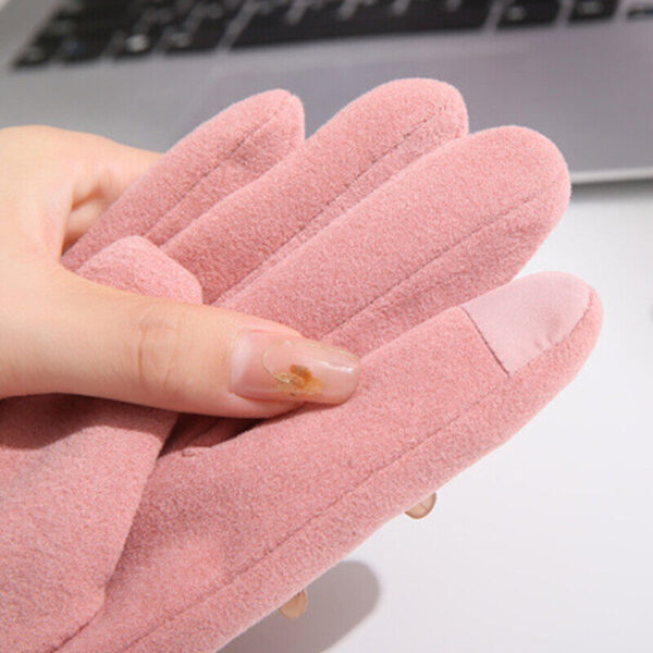 Winter Warm Gloves Touch Screen Waterproof Anti-slip Thermal For Women Ladies - Image 2