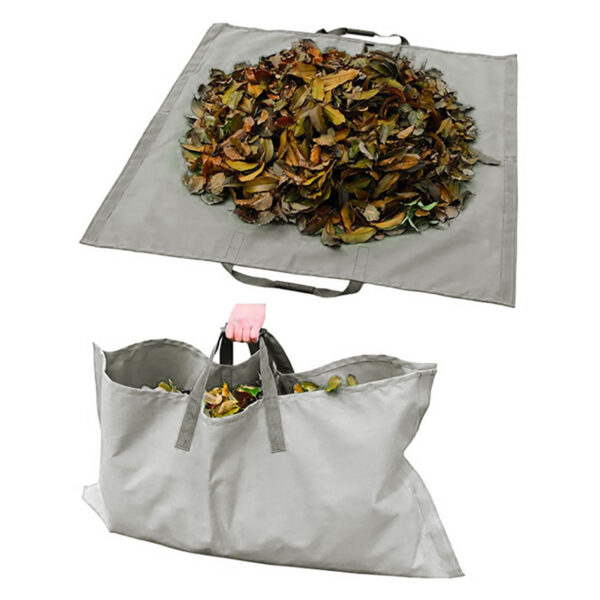 Garden Leaf Storage Outdoor Lawn Yard Waste Tarpaulin Container Recyclable Heavy Duty Garden Tote Garbage Bags - Image 3