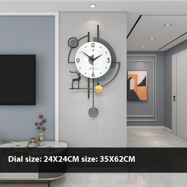 Custom Fashion Nordic Modern Simple Home Decorative Creative Wall Clock - Image 5