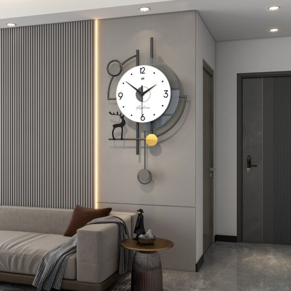 Custom Fashion Nordic Modern Simple Home Decorative Creative Wall Clock