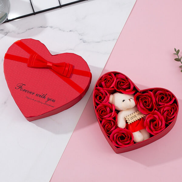 Heart-shaped Rose Red Gift Box New Year Christmas Gift Box Valentine's Day Christmas Gift Mother's Day Birthday Gift - Image 5