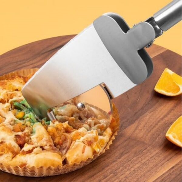 3-in-1 Pizza Cutter With Hanging Holes Labor-Saving Durable Rolling Cutter For Kitchen Cooking Kitchen Gadgets - Image 4