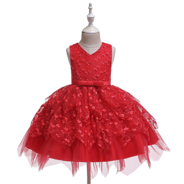 Clothing Baby Girls Middle And Small Children Kindergarten Dresses - Image 2